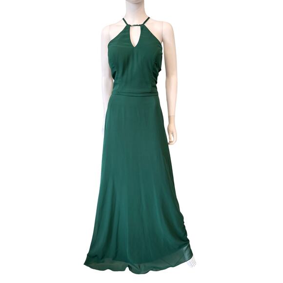 New KANALI K Women's Hunter Halter Neck A-line Bridesmaid Gown Size 12 - Picture 3 of 8